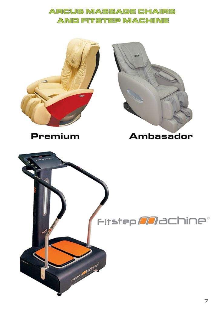 Arcus Massage Chairs & Fit-Step Machine